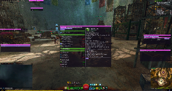 TaimiHUD, showing the timers UI.