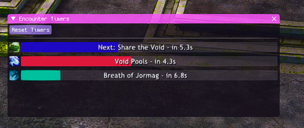 TaimiHUD, showing a timer.